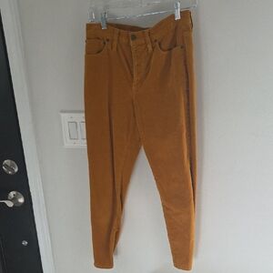 J. Crew Women's Rust Corduroy Skinny Pants